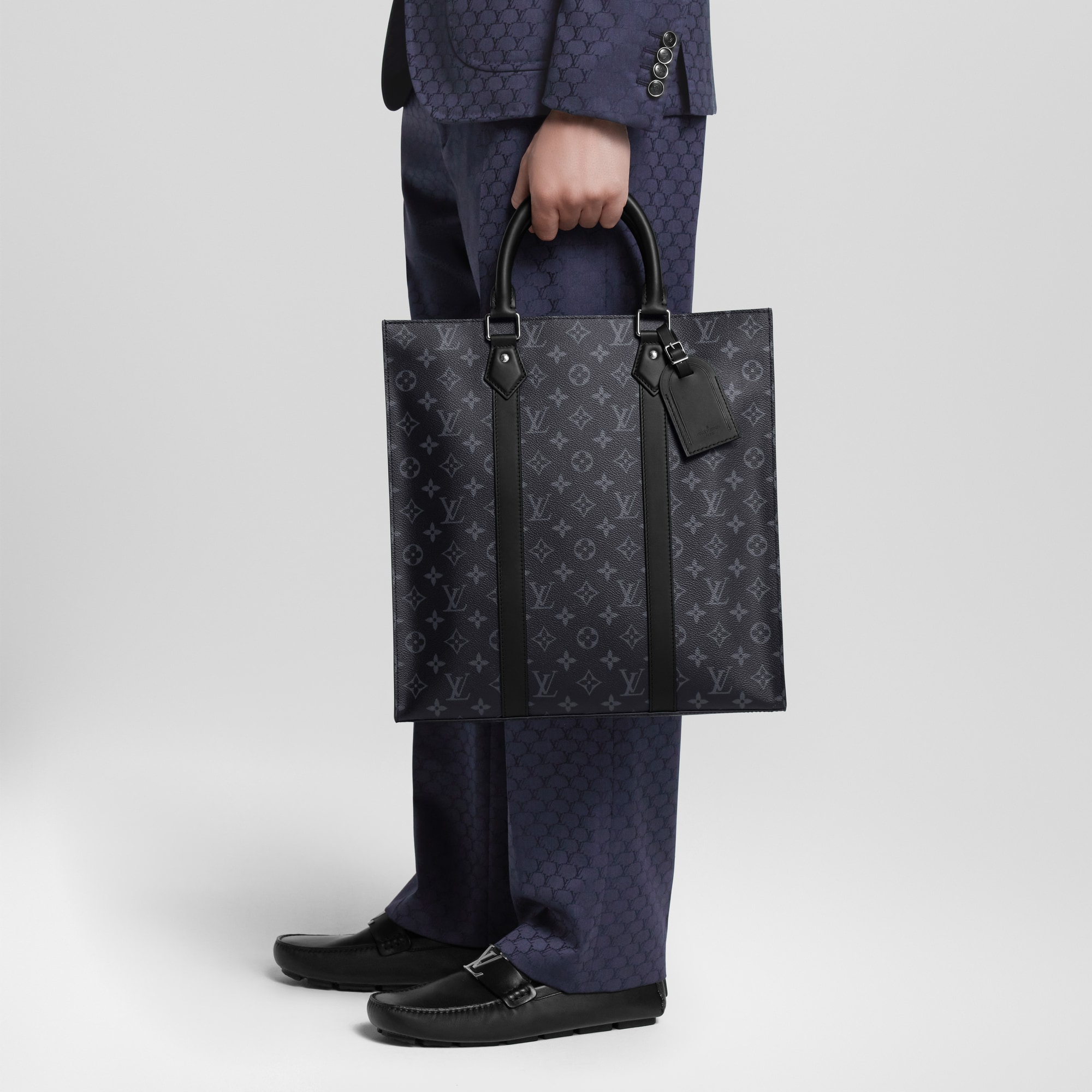 Sac Plat Bag Monogram Eclipse in Men