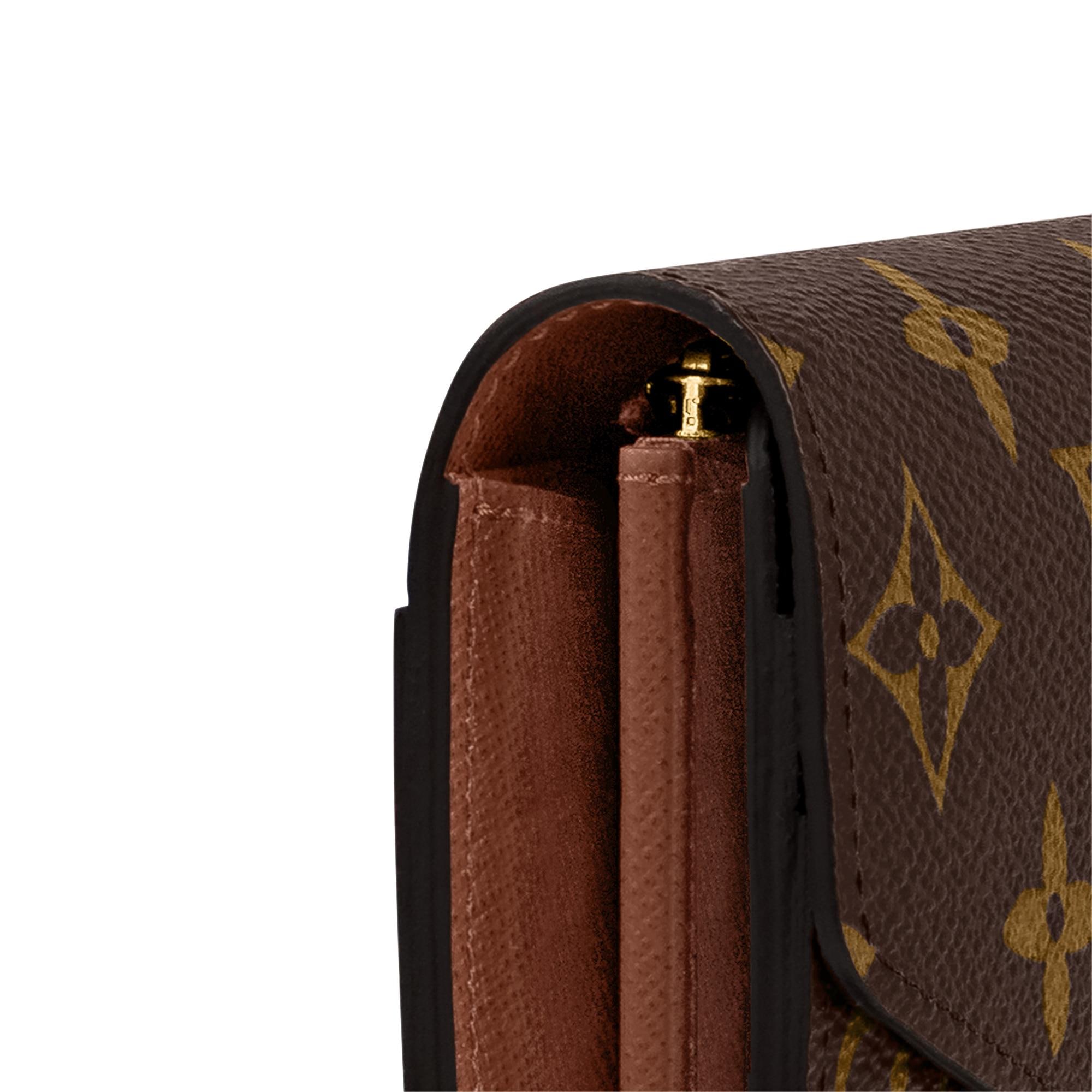 Sarah Wallet Monogram Canvas in Women