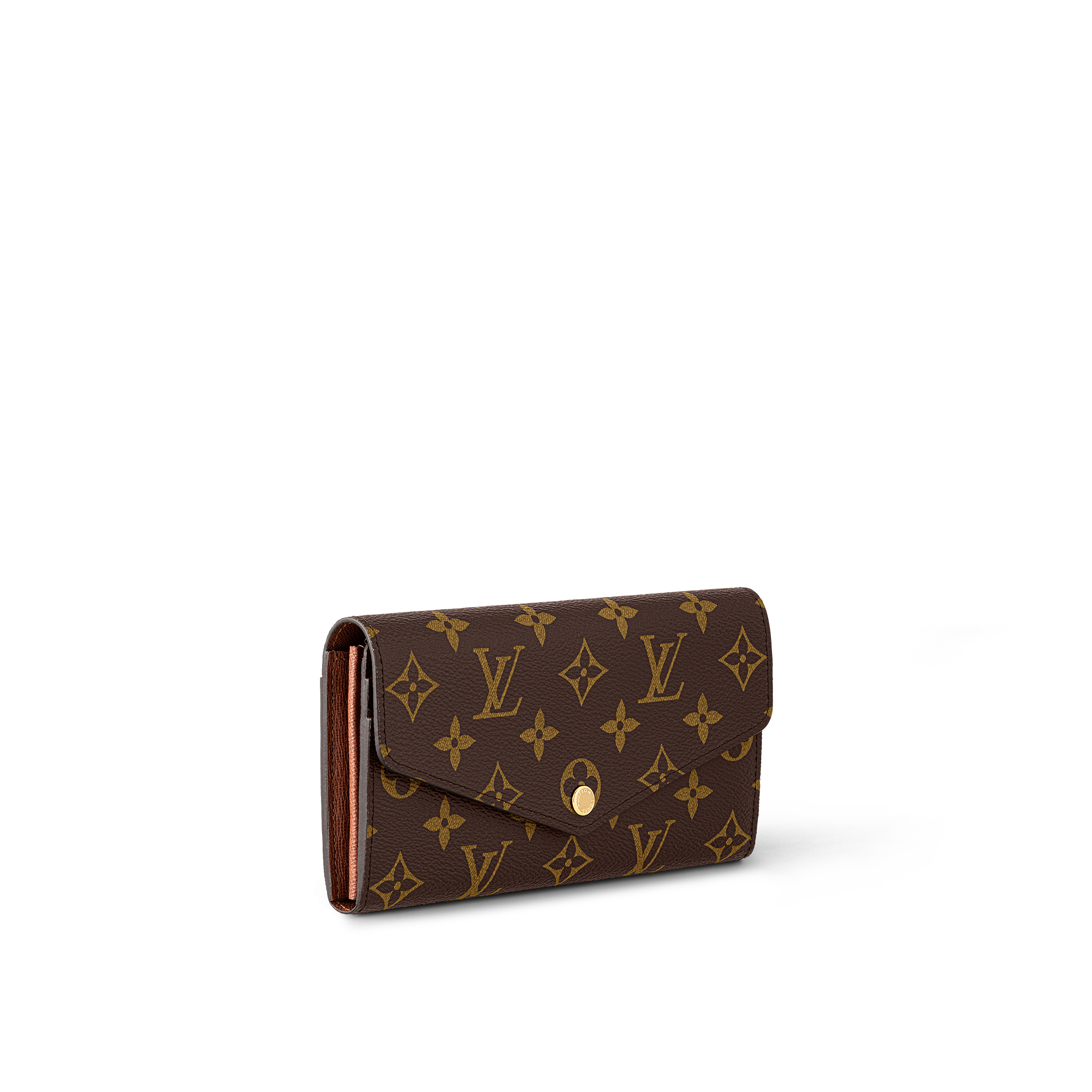 Sarah Wallet Monogram Canvas in Women