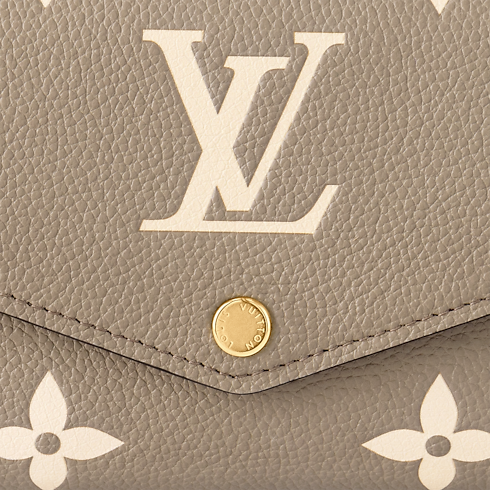 Sarah Wallet Bicolour Monogram Empreinte Leather in Women's Wallets and Small Leather Goods All Wallets and Small Leather Goods collections by Louis Vuitton (Product zoom)