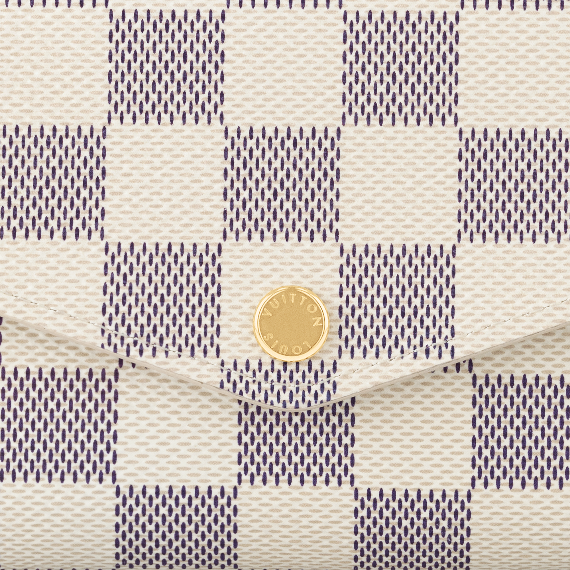 Sarah Wallet Damier Azur Canvas in Women