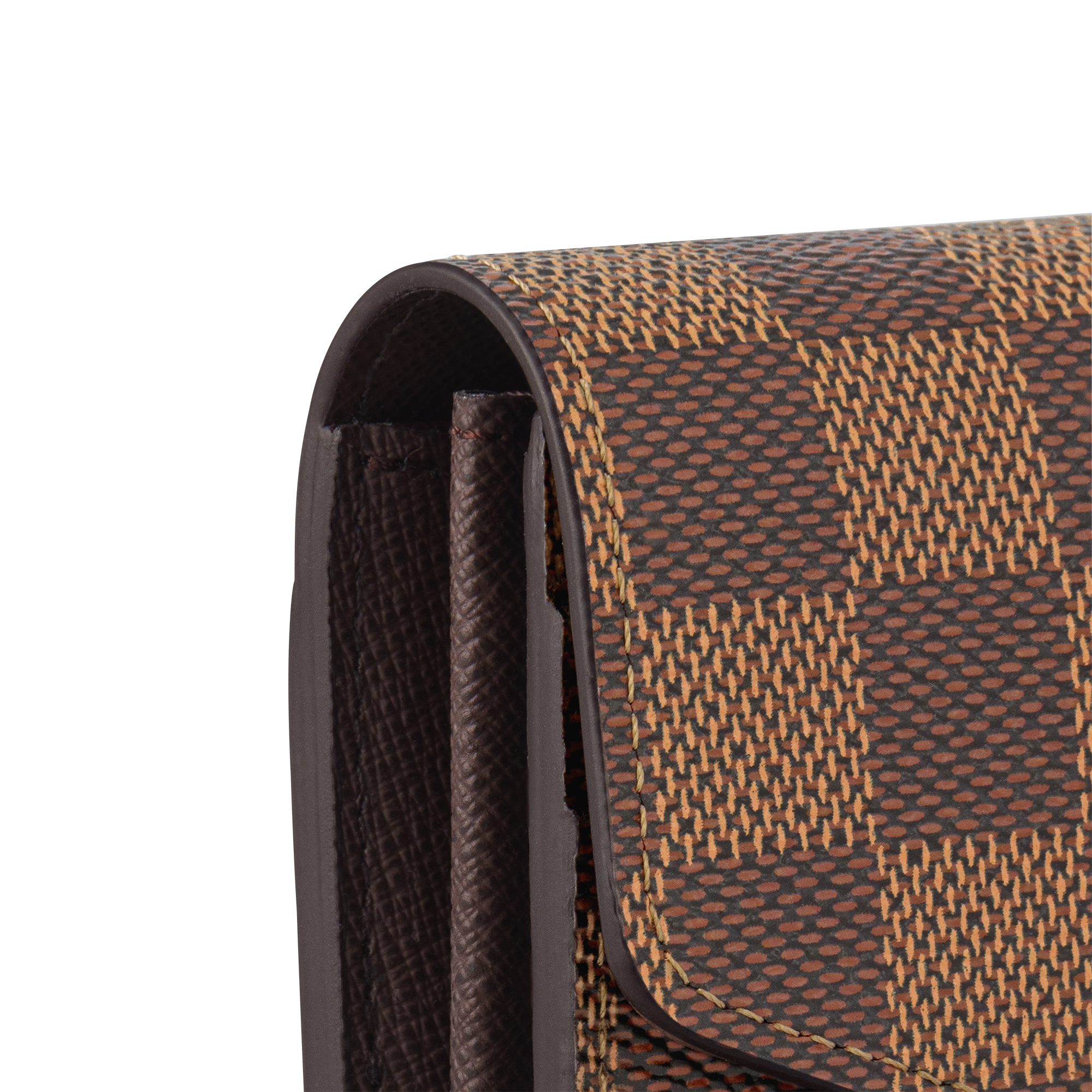 Sarah Wallet Damier Ebene Canvas in Women