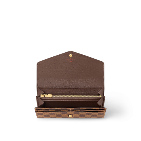 Sarah Wallet Damier Ebene Canvas in Women's Wallets and Small Leather Goods All Wallets and Small Leather Goods collections by Louis Vuitton (Product zoom)