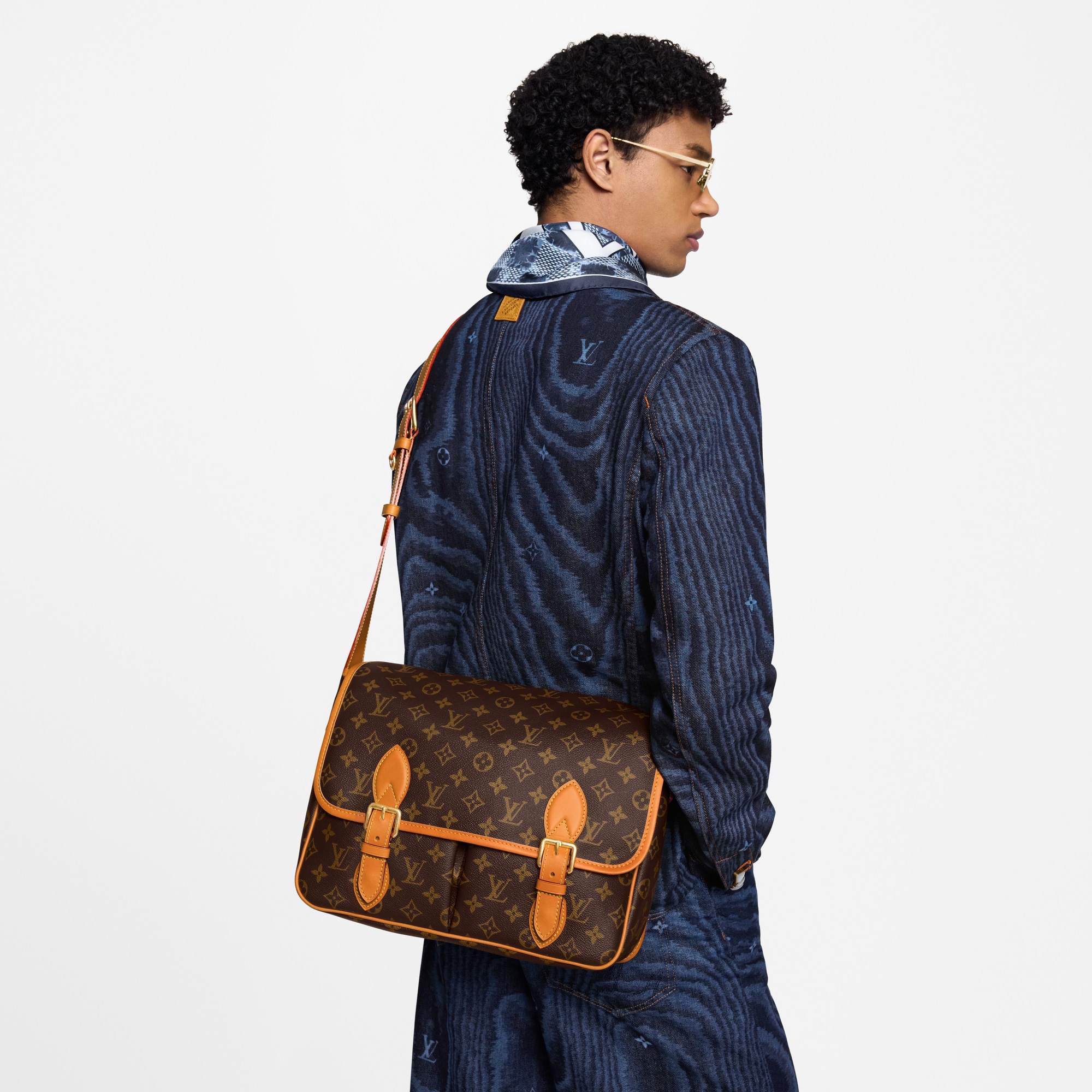 Satchel Messenger Monogram Archive  in Bags and Small Leather Goods