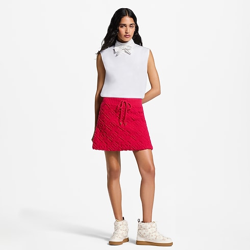 Scarf Collar Blouse worn view