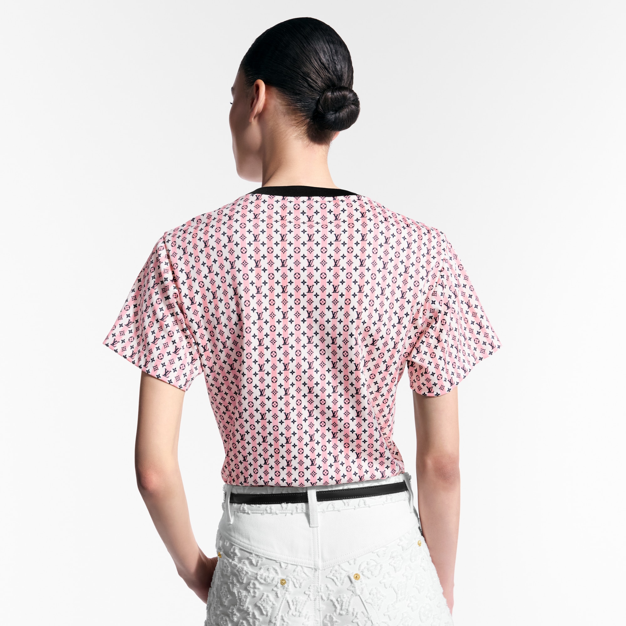 Scarf Print T-Shirt  in Women