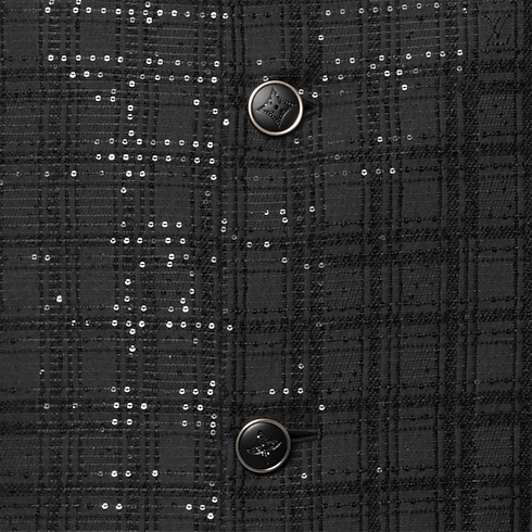 Sequin-Embroidered Collarless Jacket in Men's Ready-to-Wear Blazers and Jackets collections by Louis Vuitton (Product zoom)