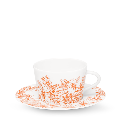 Set Of 2 Teacups and Saucers LV By The Pool in Trunks, Travel and Home's Home and Art of Dining Art of Dining collections by Louis Vuitton (Product zoom)