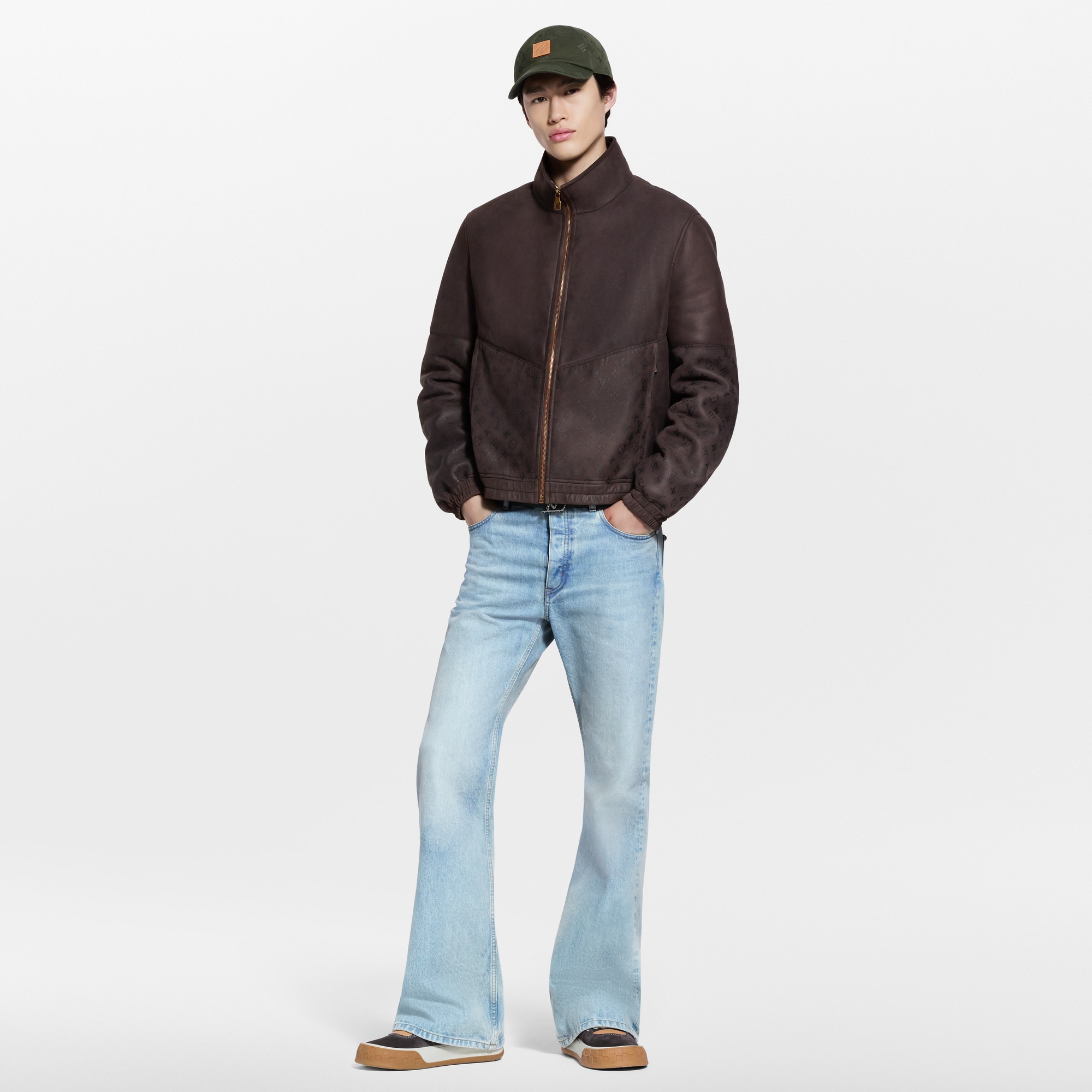 Shearling Track Top  in Men
