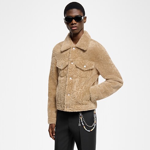 Shearling Trucker Jacket in Men's Ready-to-Wear Outerwear and Coats collections by Louis Vuitton (Product zoom)