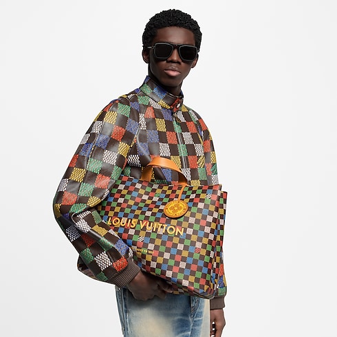 Shopper Tote MM Damier Ebene Canvas in Bags and Small Leather Goods's Men Bags Newness collections by Louis Vuitton (Product zoom)