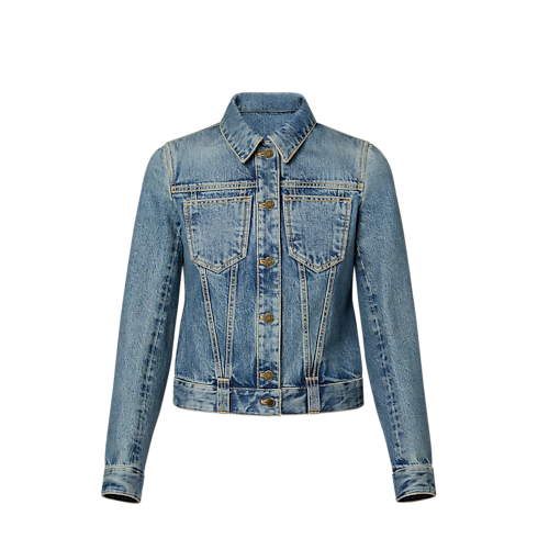 Short Denim Jacket in Women's Ready-to-Wear Coats and Jackets collections by Louis Vuitton (Product zoom)