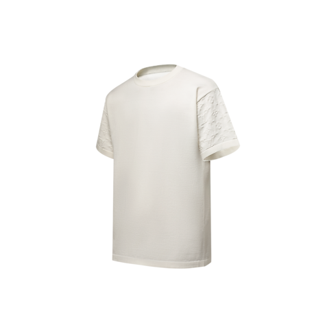 Short-Sleeved Cotton Crewneck in Men's Ready-to-Wear T-Shirts and Polos collections by Louis Vuitton (Product zoom)