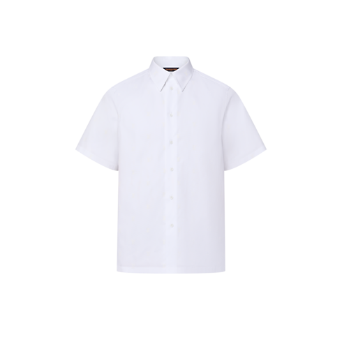 Short-Sleeved Cotton Oxford Shirt in Men's Ready-to-Wear Shirts collections by Louis Vuitton (Product zoom)