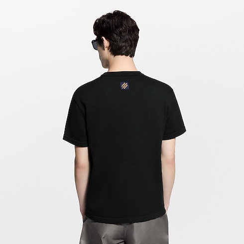 Short-Sleeved Intarsia Crewneck in Men's Ready-to-Wear All Ready-to-Wear collections by Louis Vuitton (Product zoom)