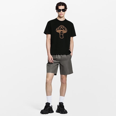 Short-Sleeved Intarsia Crewneck in Men's Ready-to-Wear All Ready-to-Wear collections by Louis Vuitton (Product zoom)