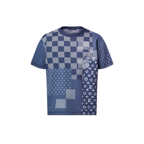 Short-Sleeved Knitted Crewneck in Men's Ready-to-Wear All Ready-to-Wear collections by Louis Vuitton (Product zoom)