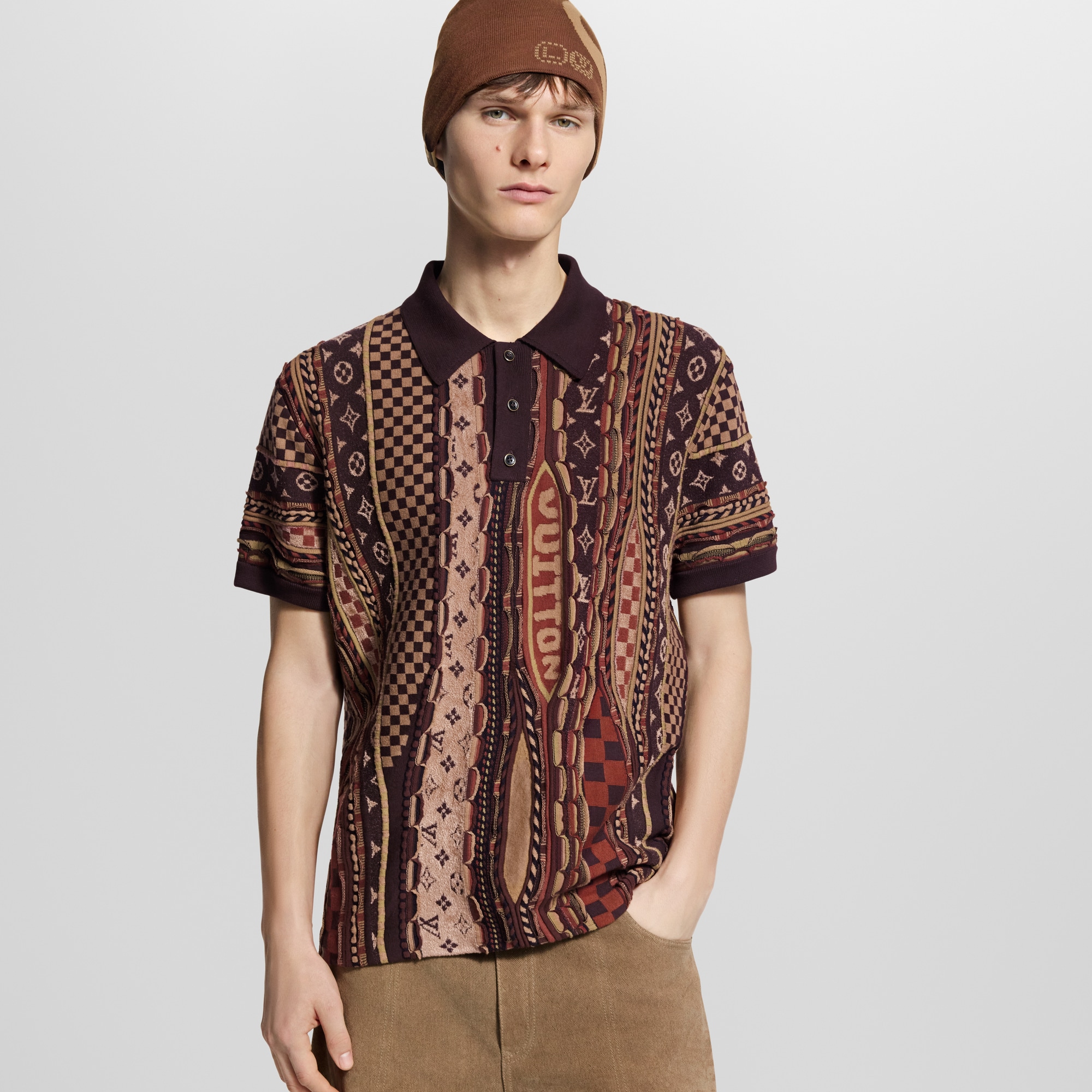 Short-Sleeved Polo Shirt  in Men