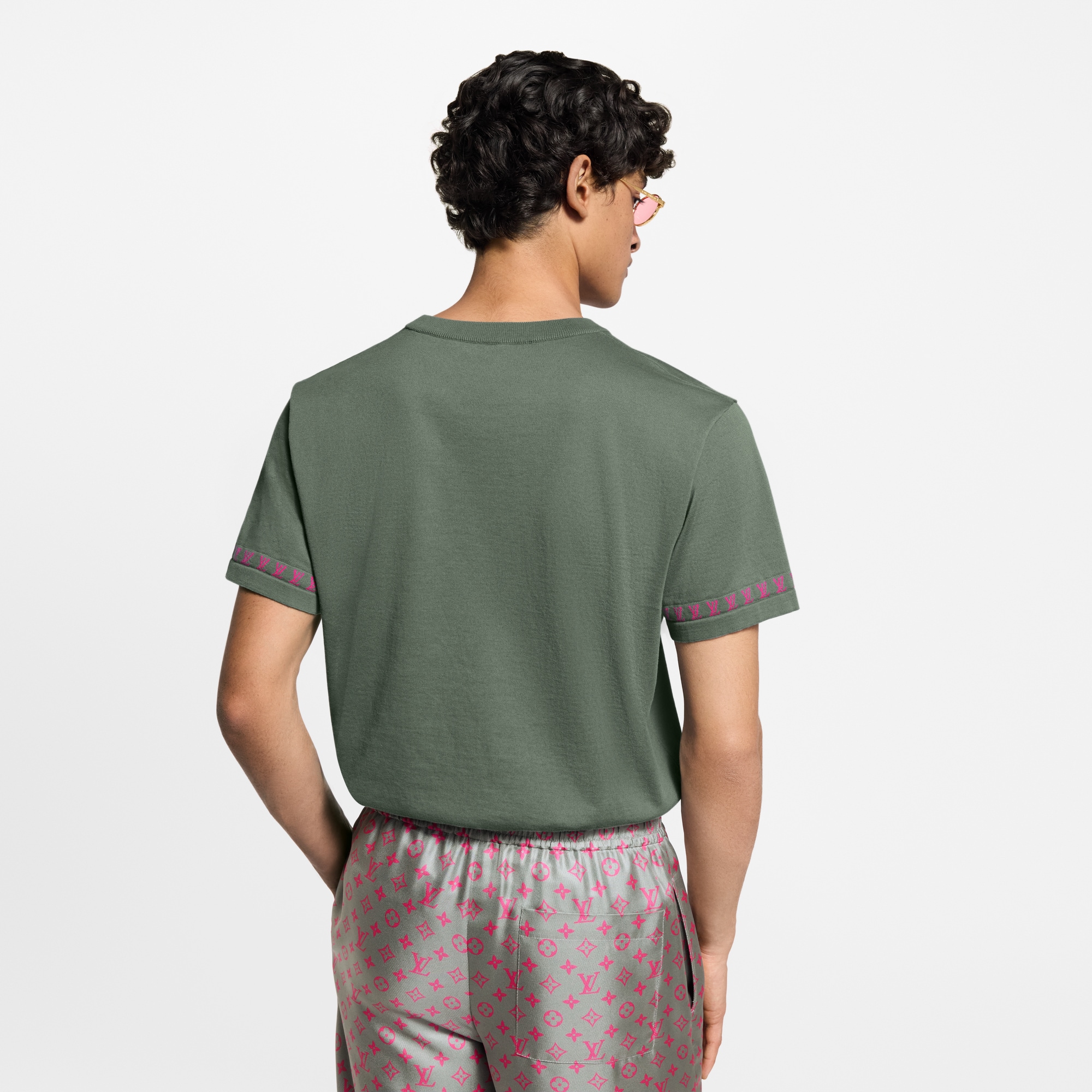 Short-Sleeved Signature Crewneck  in Men