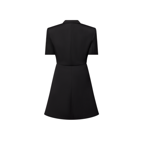 Short-Sleeved Tailored Wrap Dress in Women's Ready-to-Wear Dresses collections by Louis Vuitton (Product zoom)