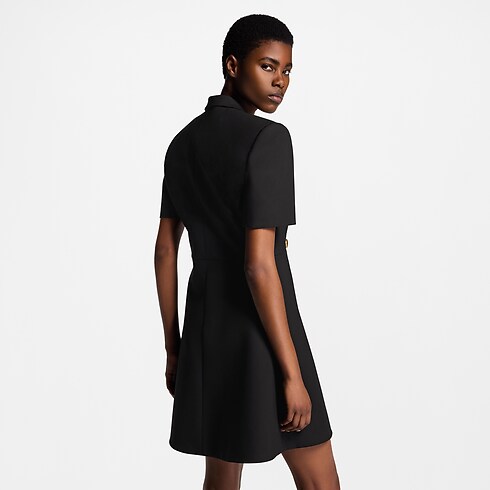 Short-Sleeved Tailored Wrap Dress in Women's Ready-to-Wear Dresses collections by Louis Vuitton (Product zoom)