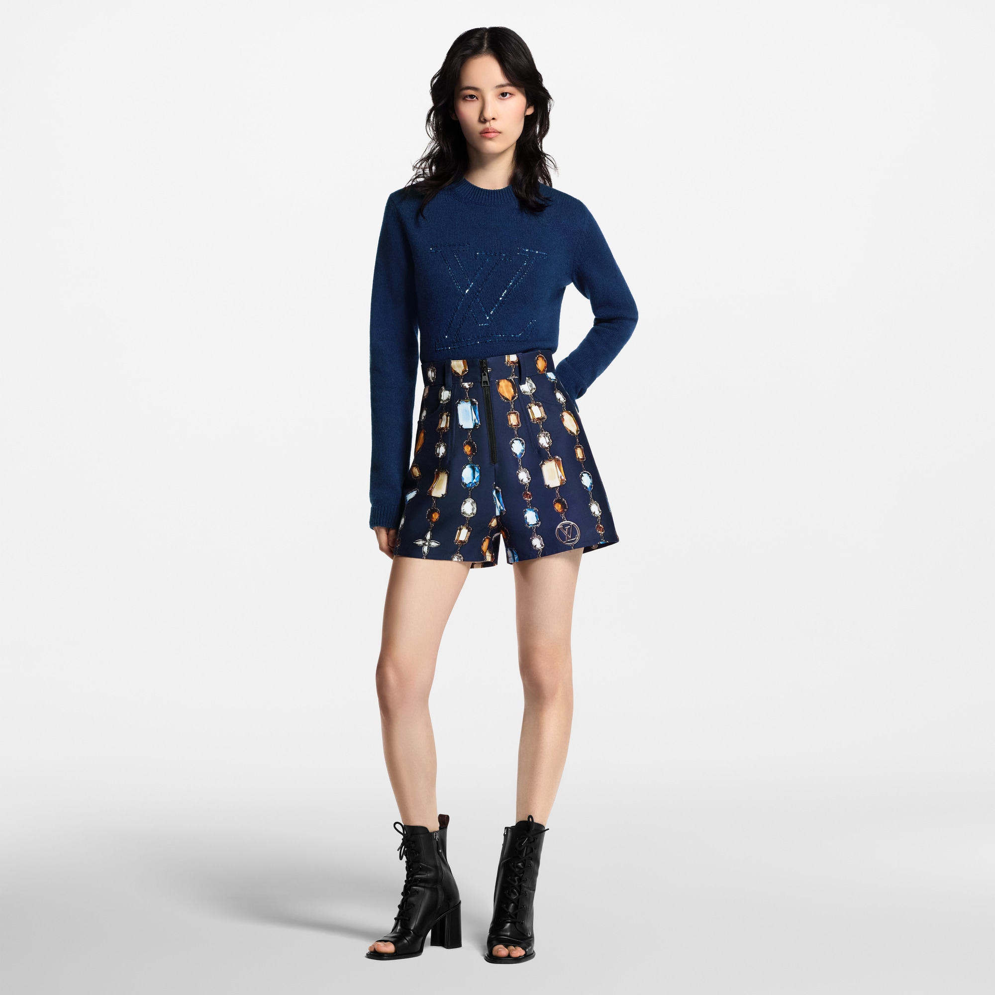 Signature Cashmere Pullover  in Women