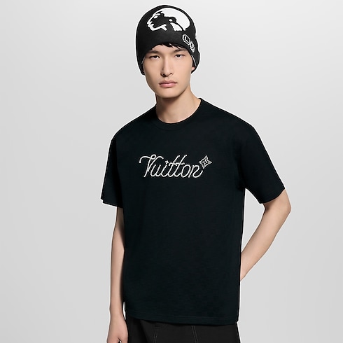 Signature Embellished T-Shirt in Men's Ready-to-Wear T-Shirts and Polos collections by Louis Vuitton (Product zoom)