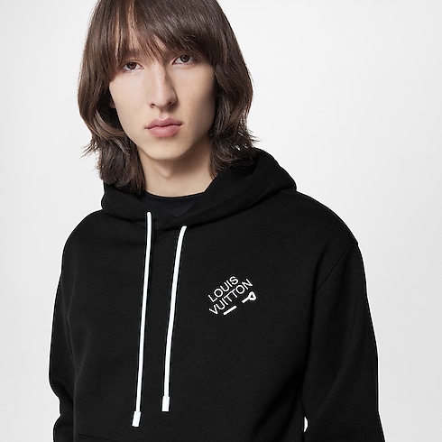 Signature Hoodie With Embroidery in Men's Ready-to-Wear Knitwear and Sweatshirts collections by Louis Vuitton (Product zoom)