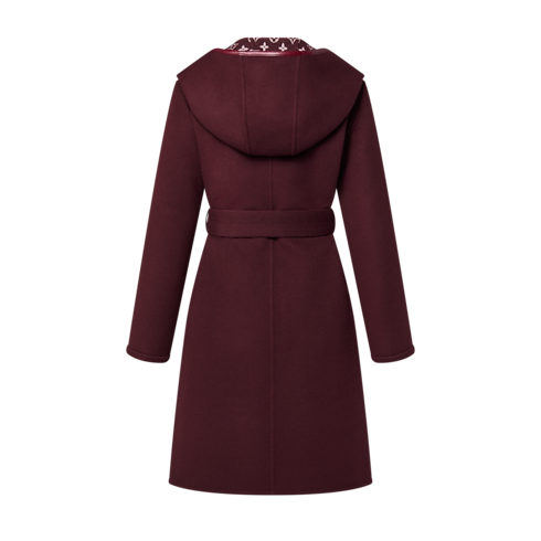 Signature Long Hooded Wrap Coat in Women's Ready-to-Wear Coats and Jackets collections by Louis Vuitton (Product zoom)