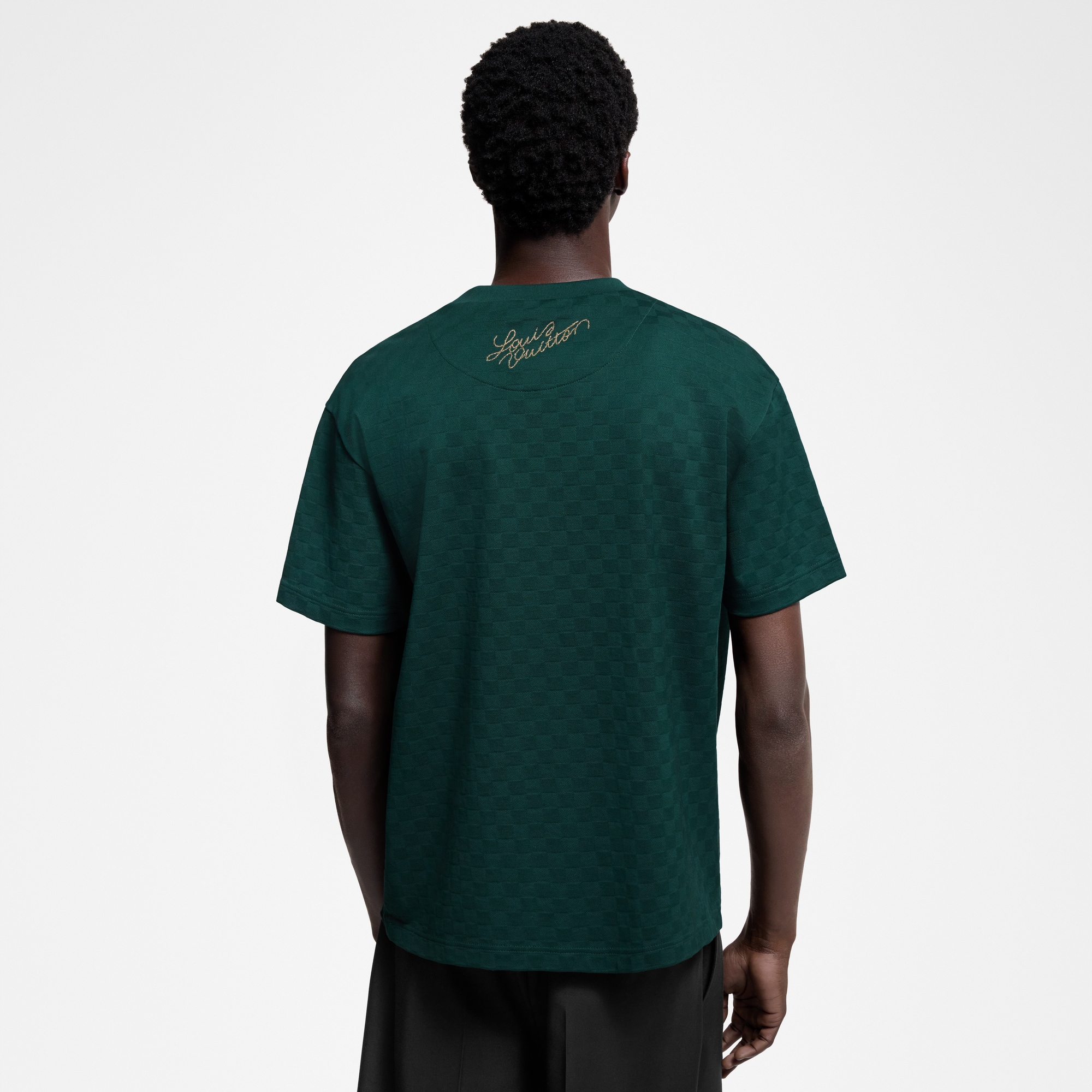 Signature Patch Cotton T-Shirt  in Men