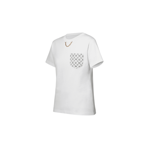 Signature Plaque T-Shirt in Women's Ready-to-Wear Tops collections by Louis Vuitton (Product zoom)