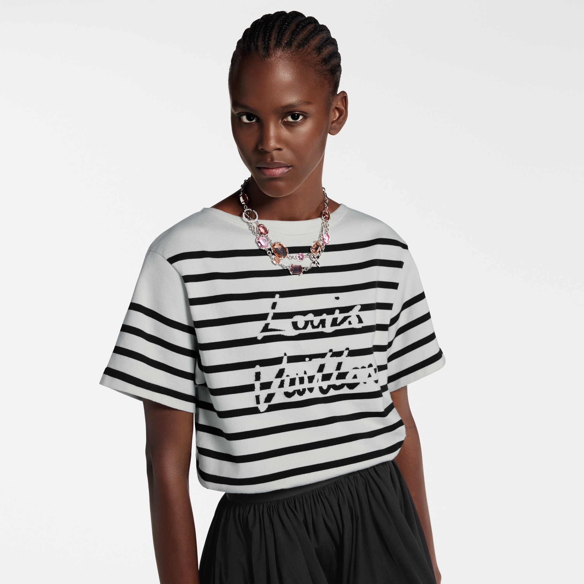 Signature Stripes Knit Top  in Women