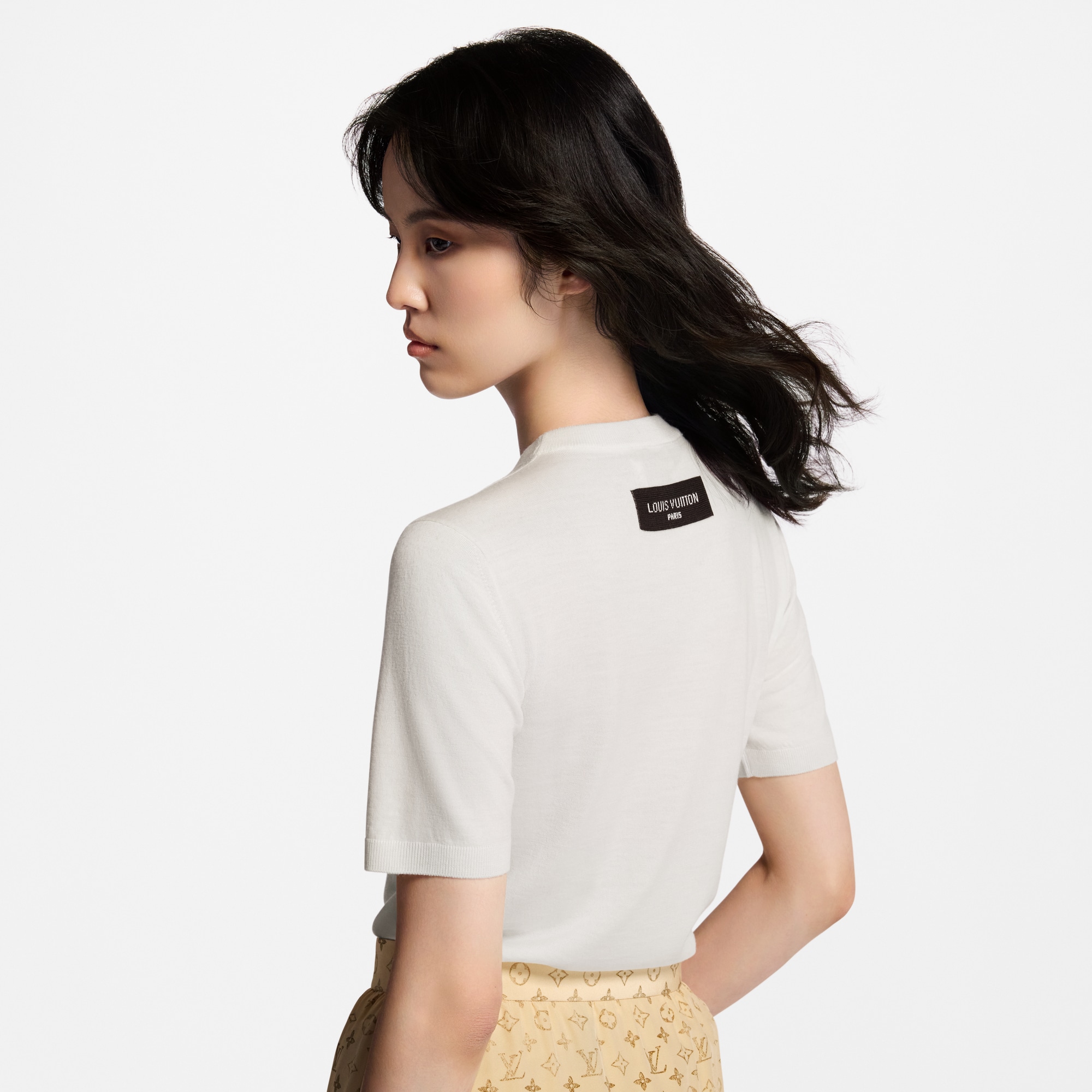 Signature Tag Knit Top  in Women