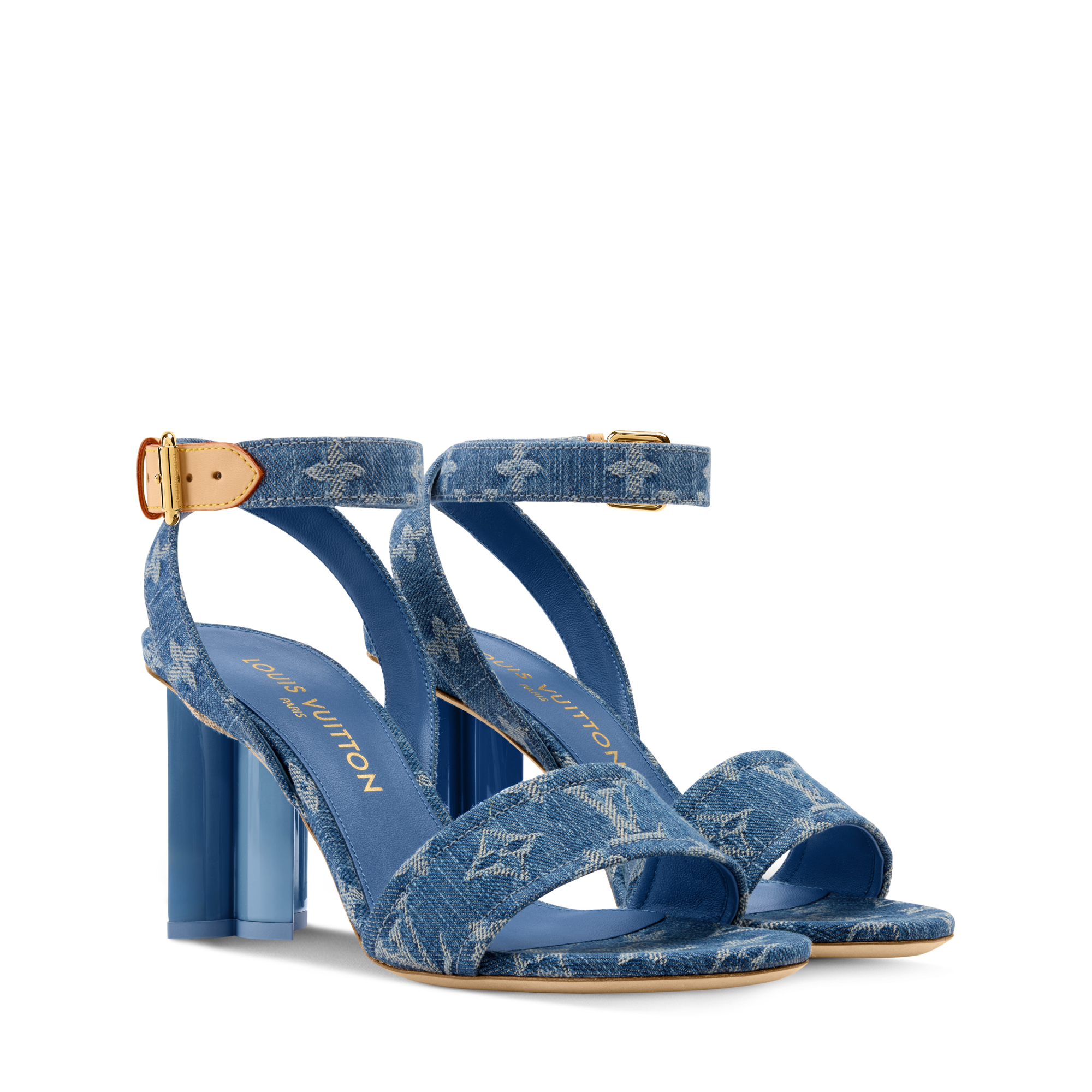 Louis Vuitton デニム スライドサンダル LV Sunset Flat Comfort 