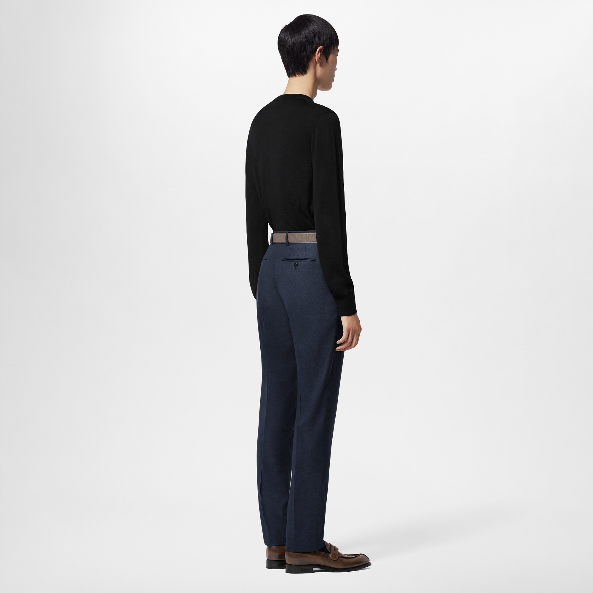 Silk And Cashmere Blend Crewneck  in Men