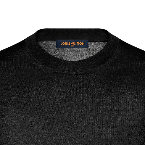 Silk And Cashmere Blend Crewneck in Men's Ready-to-Wear Knitwear and Sweatshirts collections by Louis Vuitton (Product zoom)