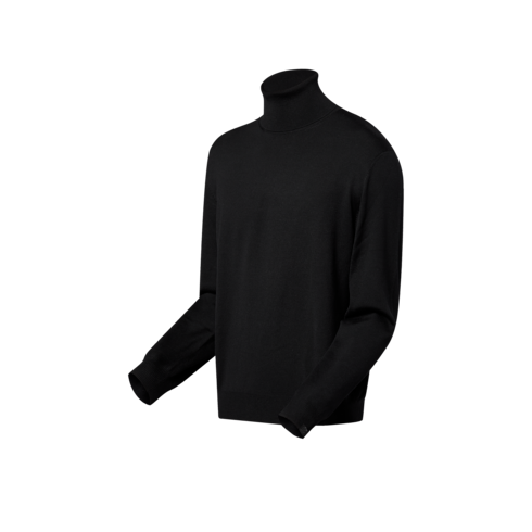 Silk And Cashmere Blend Turtleneck in Men's Ready-to-Wear Knitwear and Sweatshirts collections by Louis Vuitton (Product zoom)