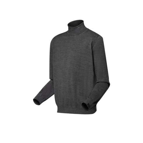Silk And Cashmere Blend Turtleneck in Men's Ready-to-Wear Knitwear and Sweatshirts collections by Louis Vuitton (Product zoom)