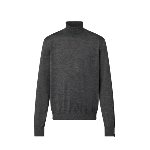 Silk And Cashmere Blend Turtleneck in Men's Ready-to-Wear Knitwear and Sweatshirts collections by Louis Vuitton (Product zoom)