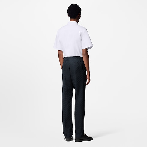 Silk And Cotton Blend Classic Pants in Men's Ready-to-Wear Trousers collections by Louis Vuitton (Product zoom)