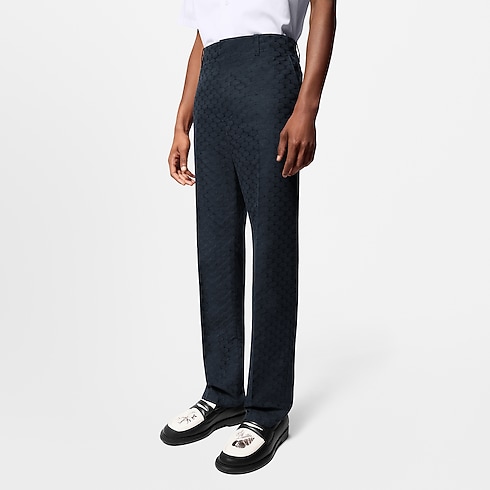 Silk And Cotton Blend Classic Pants in Men's Ready-to-Wear Trousers collections by Louis Vuitton (Product zoom)