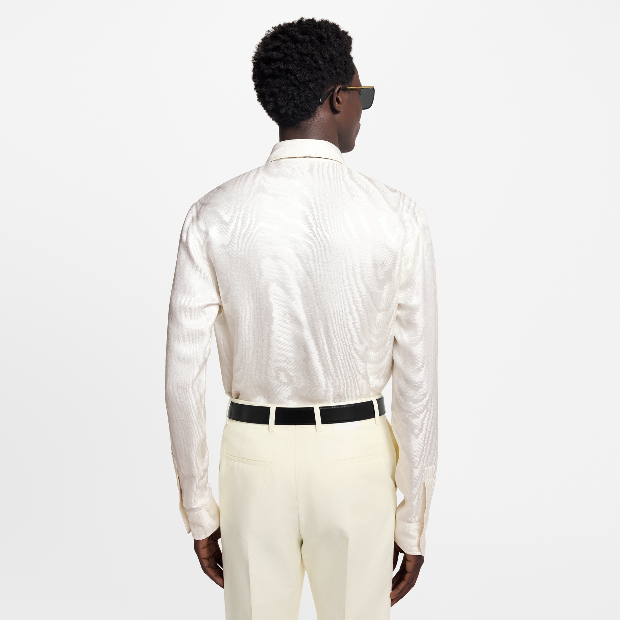Silk-Blend Classic Evening Shirt  in Men