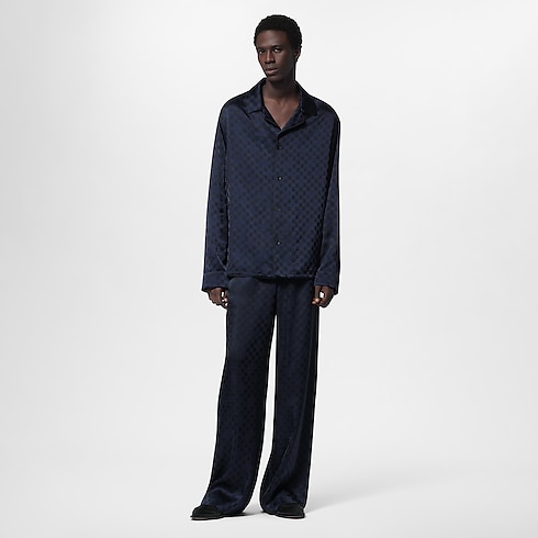 Silk Blend Evening Pyjama Pants in Men's Ready-to-Wear Trousers collections by Louis Vuitton (Product zoom)