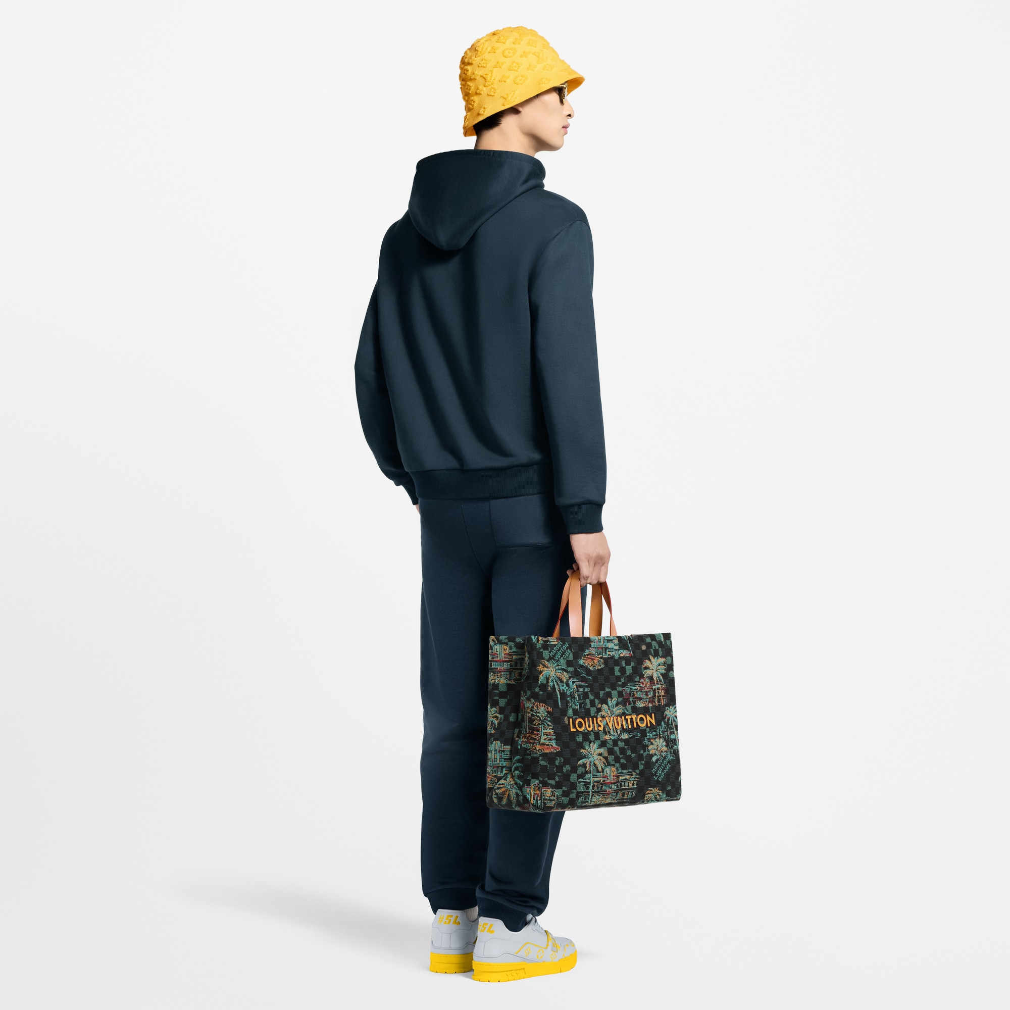 Silk Blend Signature Track Pants  in Men