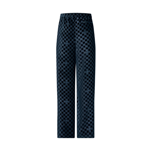 Silk-Blend Velvet Evening Pyjama Pants in Men's Ready-to-Wear Trousers collections by Louis Vuitton (Product zoom)