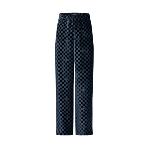 Silk-Blend Velvet Evening Pyjama Pants in Men's Ready-to-Wear Trousers collections by Louis Vuitton (Product zoom)
