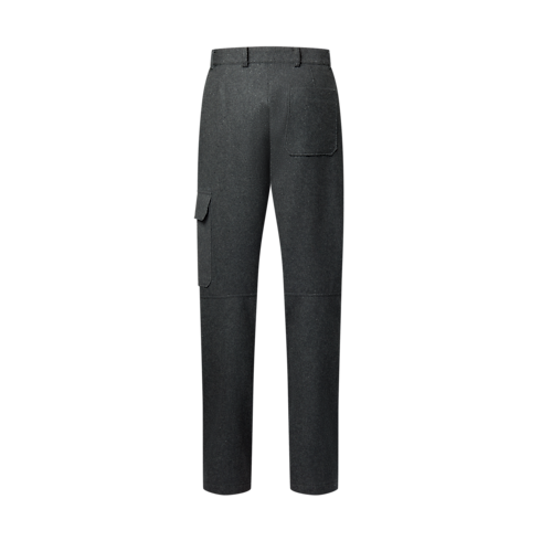 Silk, Cashmere And Wool Blend Double-Face Cargo Pants  in Men's Ready-to-Wear Trousers collections by Louis Vuitton (Product zoom)