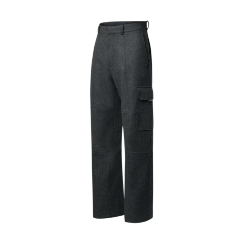 Silk, Cashmere And Wool Blend Double-Face Cargo Pants  in Men's Ready-to-Wear Trousers collections by Louis Vuitton (Product zoom)