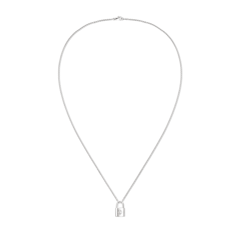 Silver Lockit pendant, sterling silver in Jewellery's Categories All Fine Jewellery collections by Louis Vuitton (Product zoom)