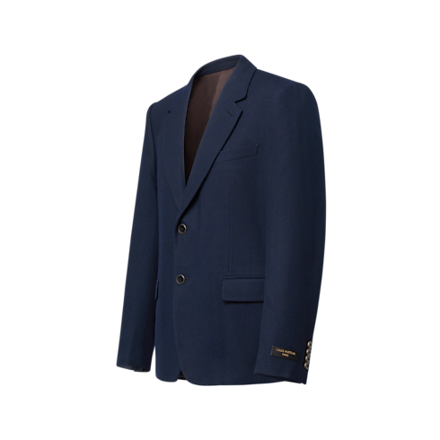 Single-Breasted Denim Notch Lapel Jacket in Men's Ready-to-Wear Denim Collection collections by Louis Vuitton (Product zoom)